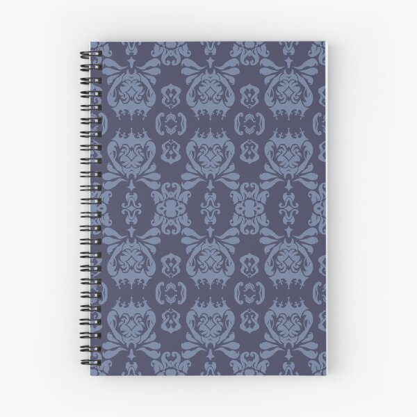 Item preview, Mormor Damask - Navy designed and sold by hippano.