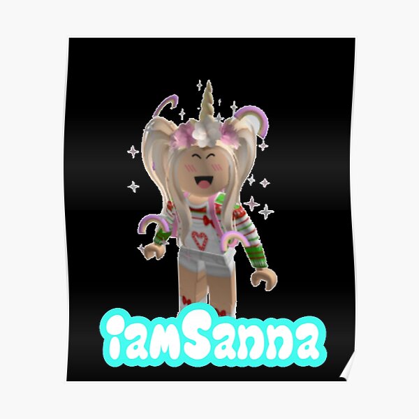 Piggy Roblox Characters Posters Redbubble - iamsana roblox character