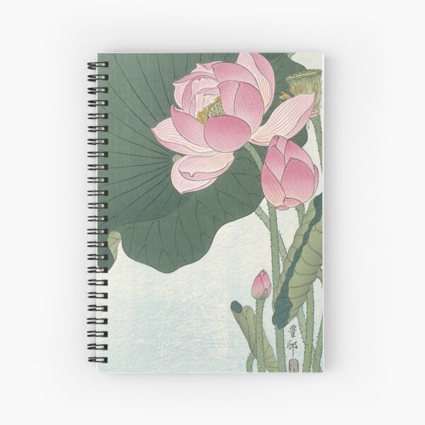 Item preview, Lotus Flower - Japanese Block Print designed and sold by Vintage Wall Art.