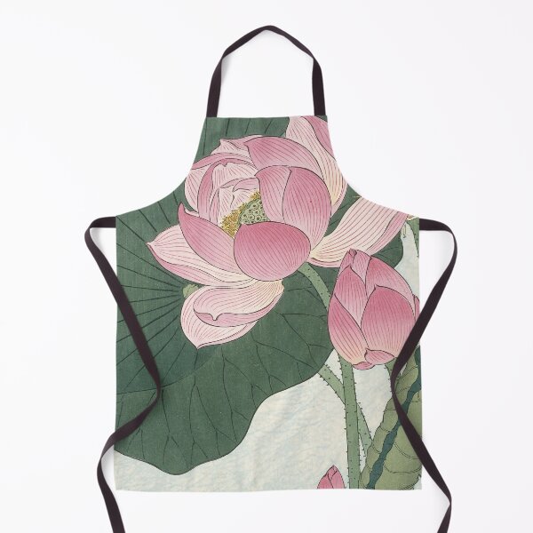 Item preview, Lotus Flower - Japanese Block Print designed and sold by Vintage Wall Art.