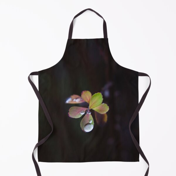 Item preview, Drops of water on small leaves designed and sold by LauraLinden.
