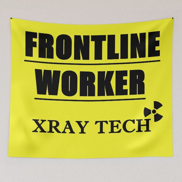 Item preview, FRONTLINE WORKER: XRAY TECH - Highlighter Yellow designed and sold by HumerusHumor.