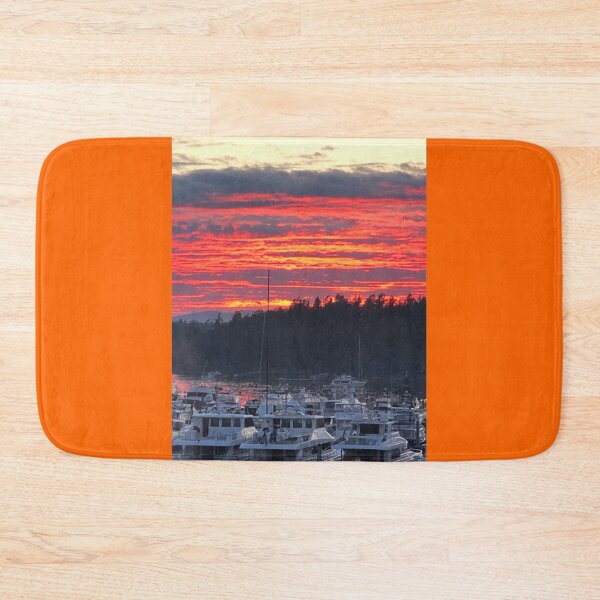 Item preview, Sunset in the harbor designed and sold by FridayHarborMan.
