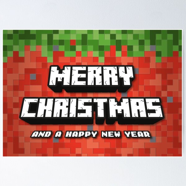 Roblox Game On At Christmas Personalized Children's Christmas Card - Red  Heart Print