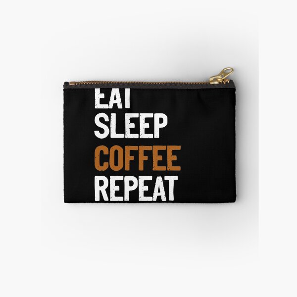 Item preview, Funny Eat sleep COFFEErepeat  designed and sold by RedJazz.