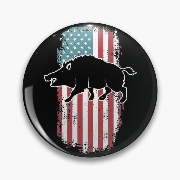 Item preview, Boar Hunting American Flag Hog Hunter  designed and sold by Vanover Designs.