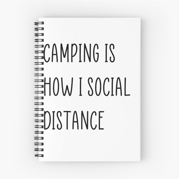 Item preview, Camping is how I social Distance  designed and sold by Rugger8.