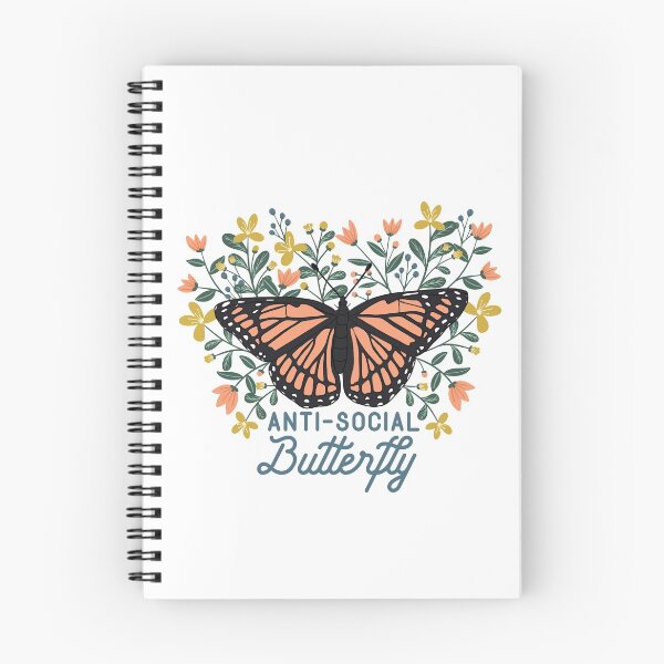 Item preview, Anti-Social Butterfly designed and sold by Heathermwiggs.