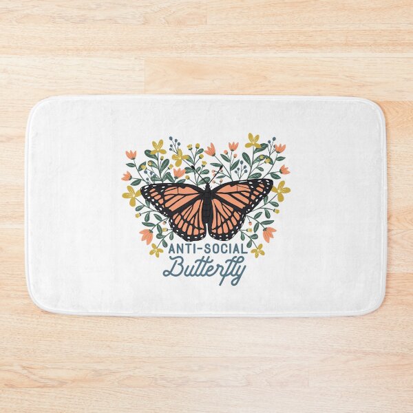 Item preview, Anti-Social Butterfly designed and sold by Heathermwiggs.