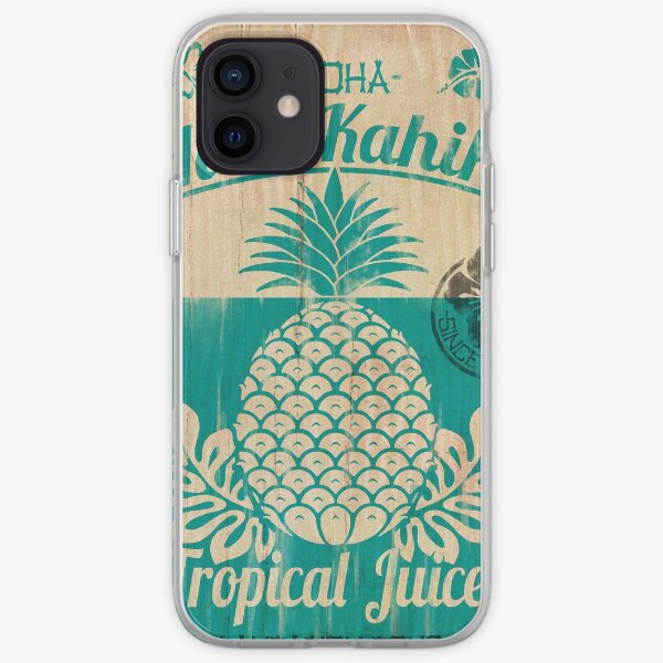 S/S 2015 - Pineapples - Hala Kahiki Juice Stand iPhone Soft Case