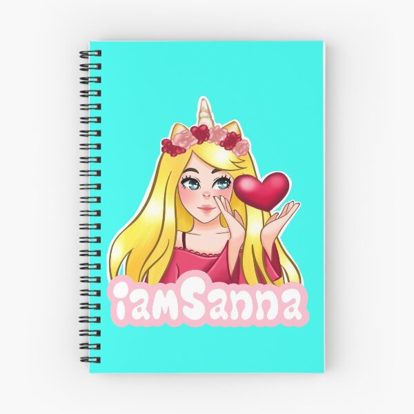 Item preview, iamSanna Loves Unicorns SKY BLUE designed and sold by Totkisha1.