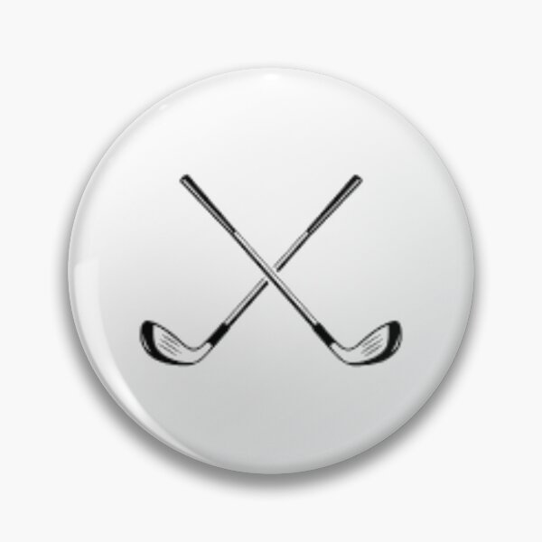 Item preview, crossed golf clubs logo designed and sold by AnthonyVdV.