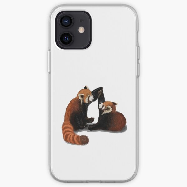 Red Panda Pair iPhone Soft Case