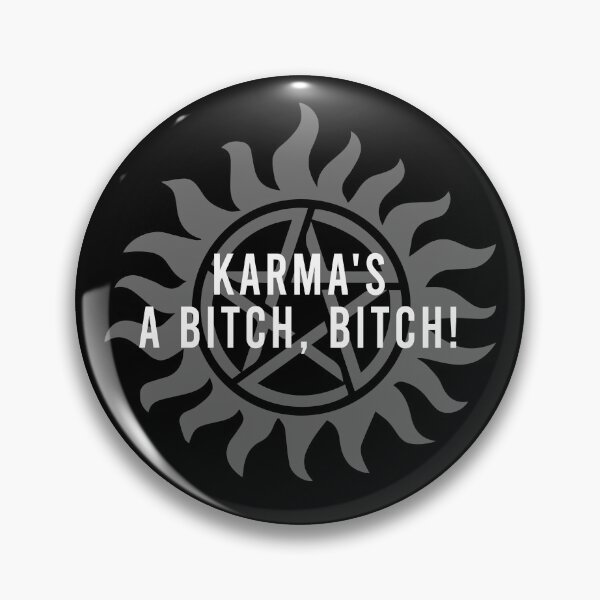 Item preview, Karma is a bitch designed and sold by JahayTheFoxAO.