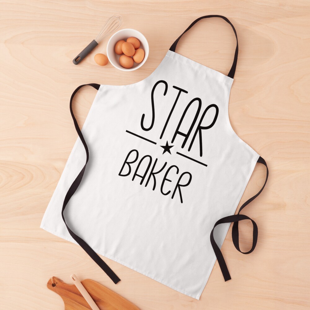 " great british baking show star baker " Apron for Sale by shimodesign