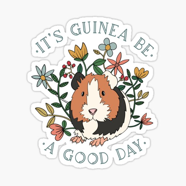 Guinea Be A Good Day Sticker