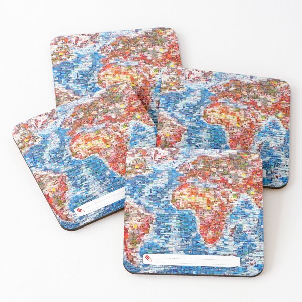 Item preview, Vintage Global Positioning System (GPS) pattern, world map designed and sold by patjila.