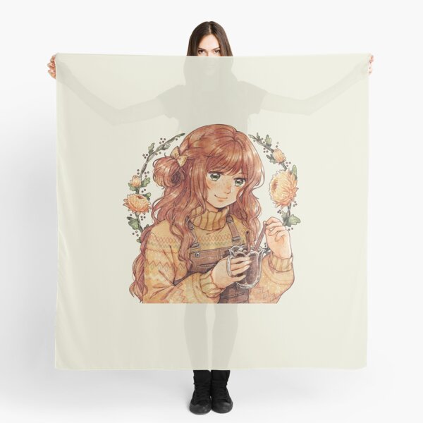 November's Chrysanthemum Scarf