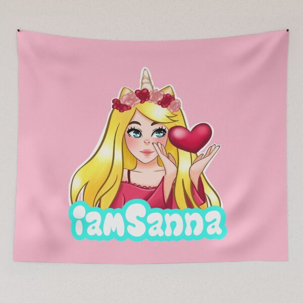 Item preview, iamSanna Loves Unicorns Pink designed and sold by Totkisha1.