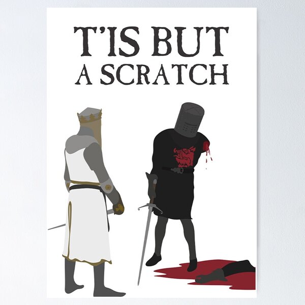 Item preview, Monty Python, T'is But A Scratch designed and sold by Flakey-.