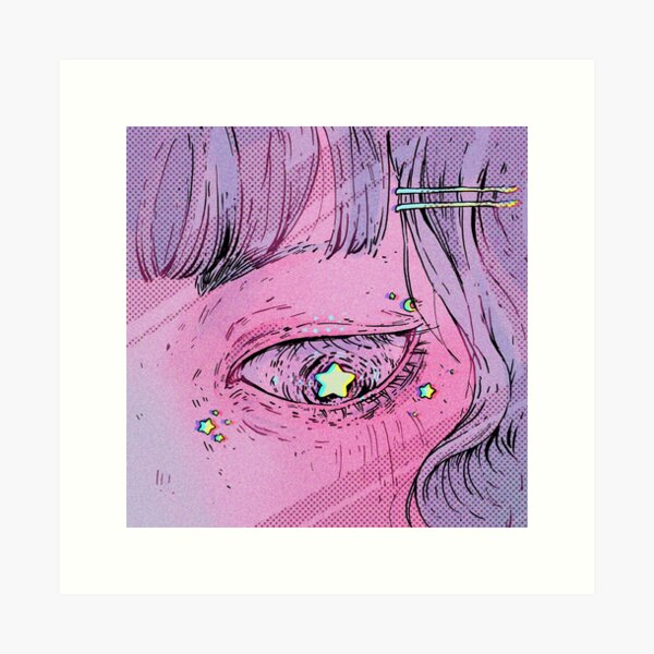 Star eye Art Print