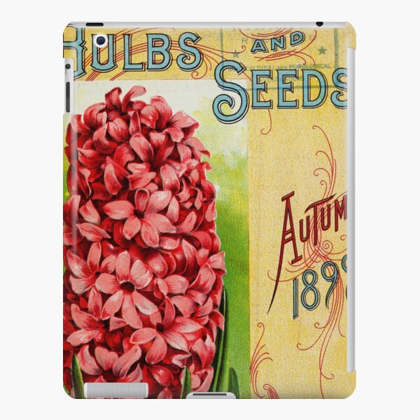 Vintage Bulbs and Seeds Catalog Cover (1899) iPad Snap Case