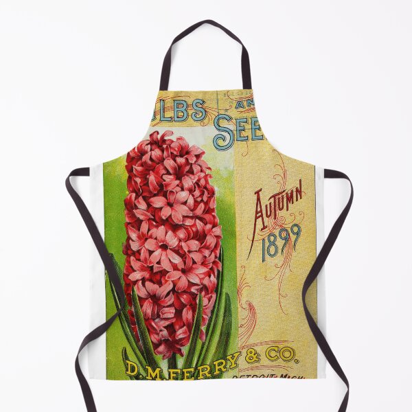 Vintage Bulbs and Seeds Catalog Cover (1899) Apron