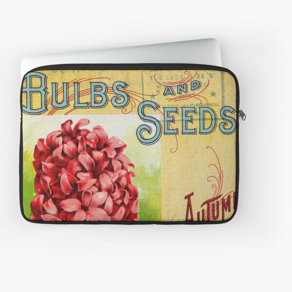 Vintage Bulbs and Seeds Catalog Cover (1899) Laptop Sleeve