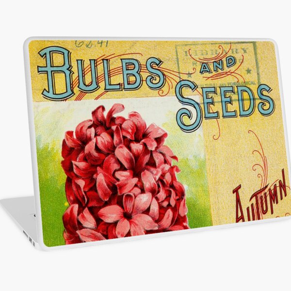 Vintage Bulbs and Seeds Catalog Cover (1899) Laptop Skin