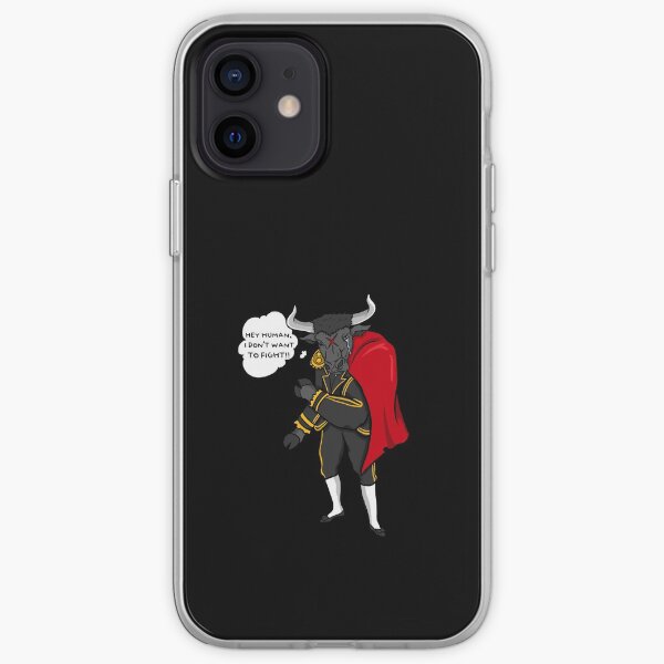 Toro Contra Tauromaquia, Obsequio Bienestar Animal Torero Funda blanda para iPhone
