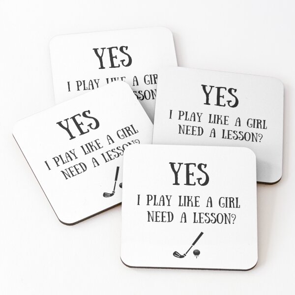 Item preview, Golf: Yes, I play like a girl. Need a lesson? designed and sold by TheGreenGoat.