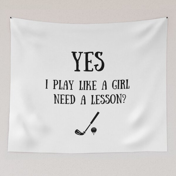 Item preview, Golf: Yes, I play like a girl. Need a lesson? designed and sold by TheGreenGoat.