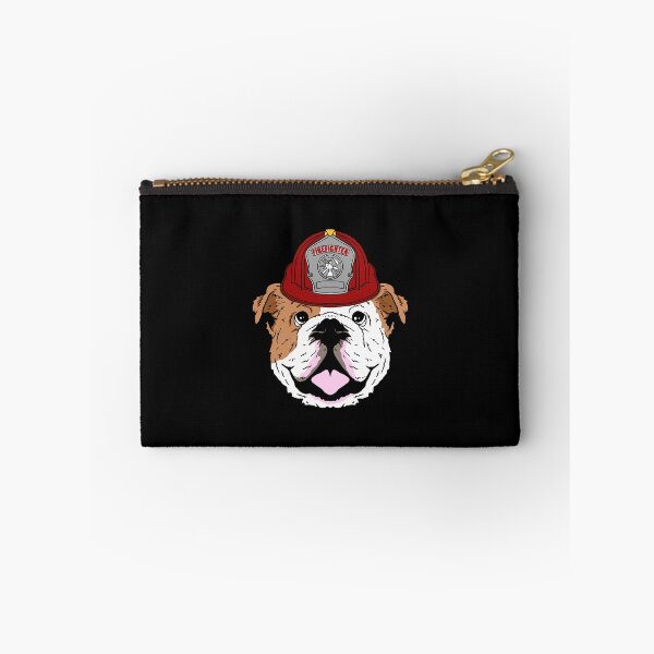 Item preview, Dog with firefighter helmet, firefighter gift designed and sold by tonstan.