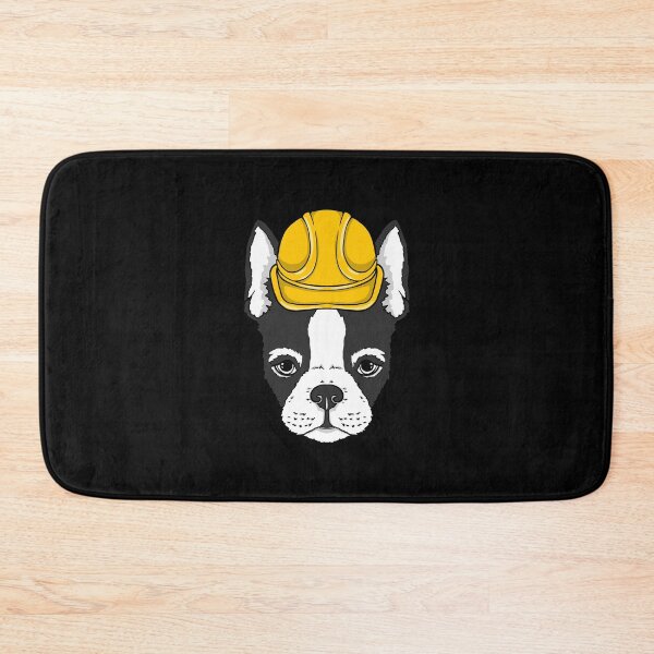 Item preview, Dog with helmet, construction worker, artisan gift designed and sold by tonstan.