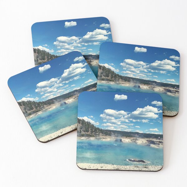 Item preview, Aqua Blue Geyser Water Pool Photo designed and sold by EdenLiving.