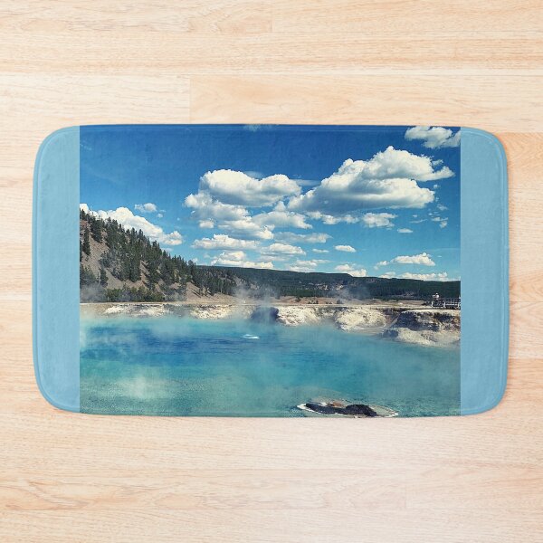 Item preview, Aqua Blue Geyser Water Pool Photo designed and sold by EdenLiving.