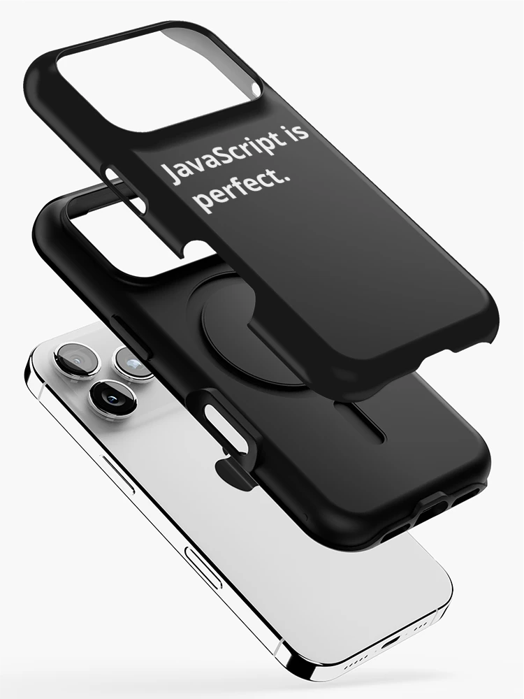 Thumbnail 2 of 4, iPhone Case, JavaScript is perfect. designed and sold by bheberer.
