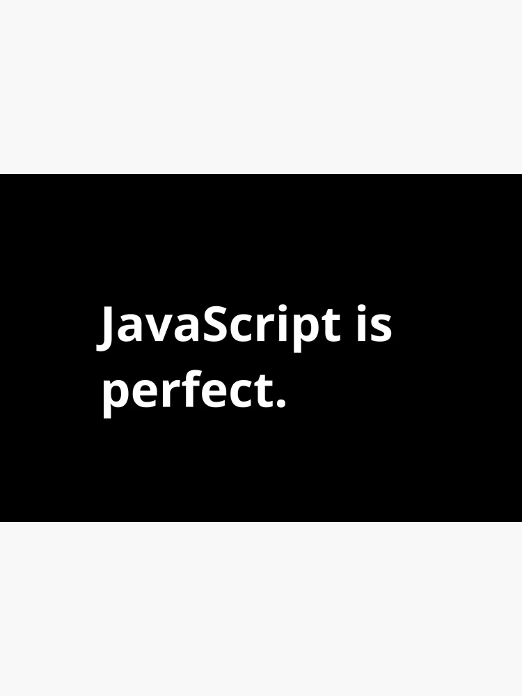 Thumbnail 6 of 6, Bath Mat, JavaScript is perfect. designed and sold by bheberer.