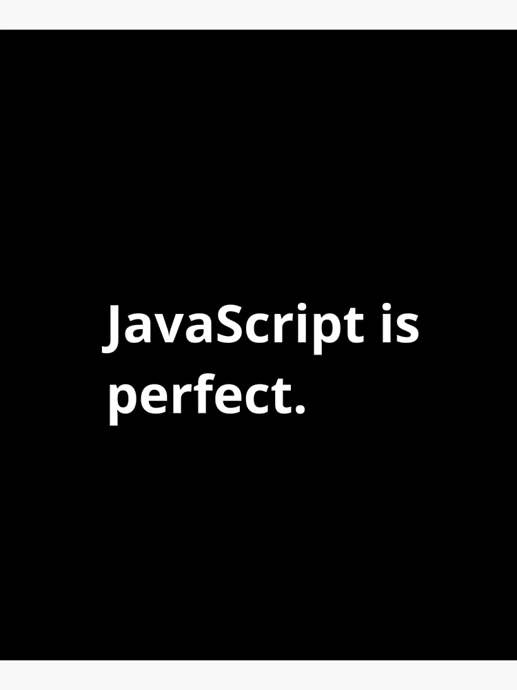 Thumbnail 6 von 6, Schürze, JavaScript ist perfekt. designt und verkauft von bheberer.