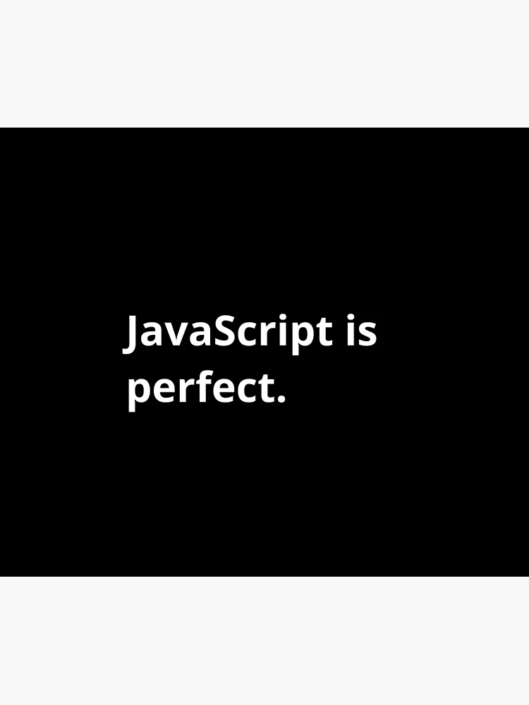 Aperçu 3 sur 3. Tentures avec l'œuvre JavaScript est parfait. créée et vendue par bheberer.