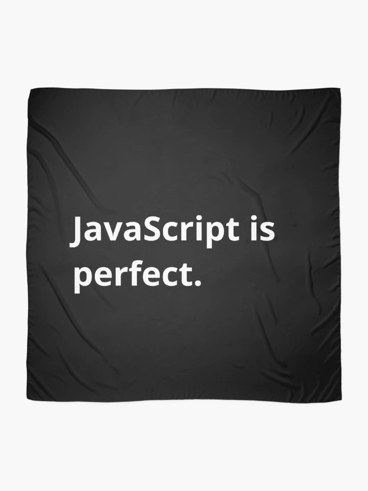 Thumbnail 2 of 3, Scarf, JavaScript is perfect. designed and sold by bheberer.
