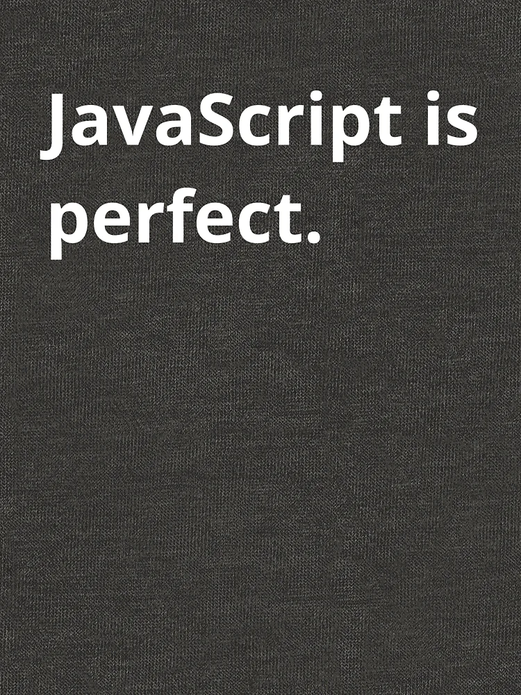 Thumbnail 6 von 6, Hoodie, JavaScript ist perfekt. designt und verkauft von bheberer.