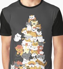 cat pile Graphic T-Shirt