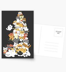 cat pile Postcards