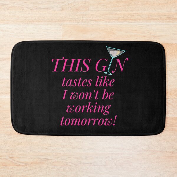Item preview, Pink Gin Quote designed and sold by TrendyArtPrints.