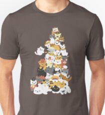 cat pile Slim Fit T-Shirt