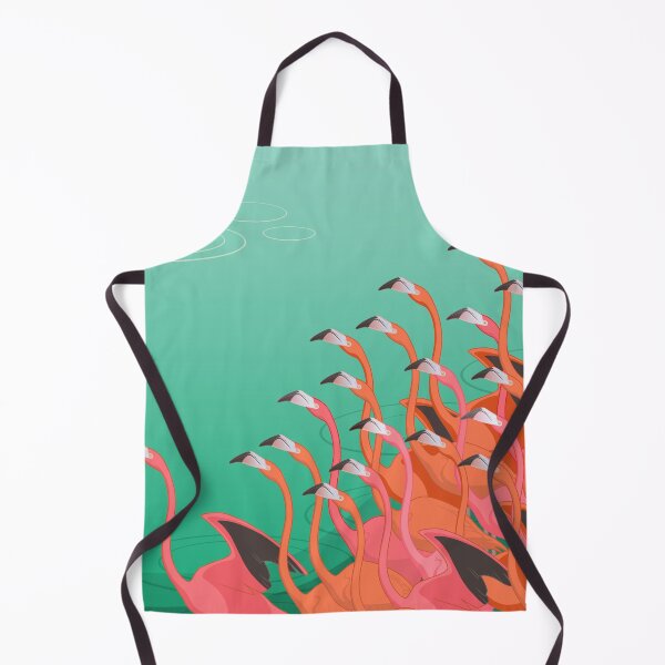 Item preview, Fresco of the flamingoes designed and sold by Iker Paz Studio.