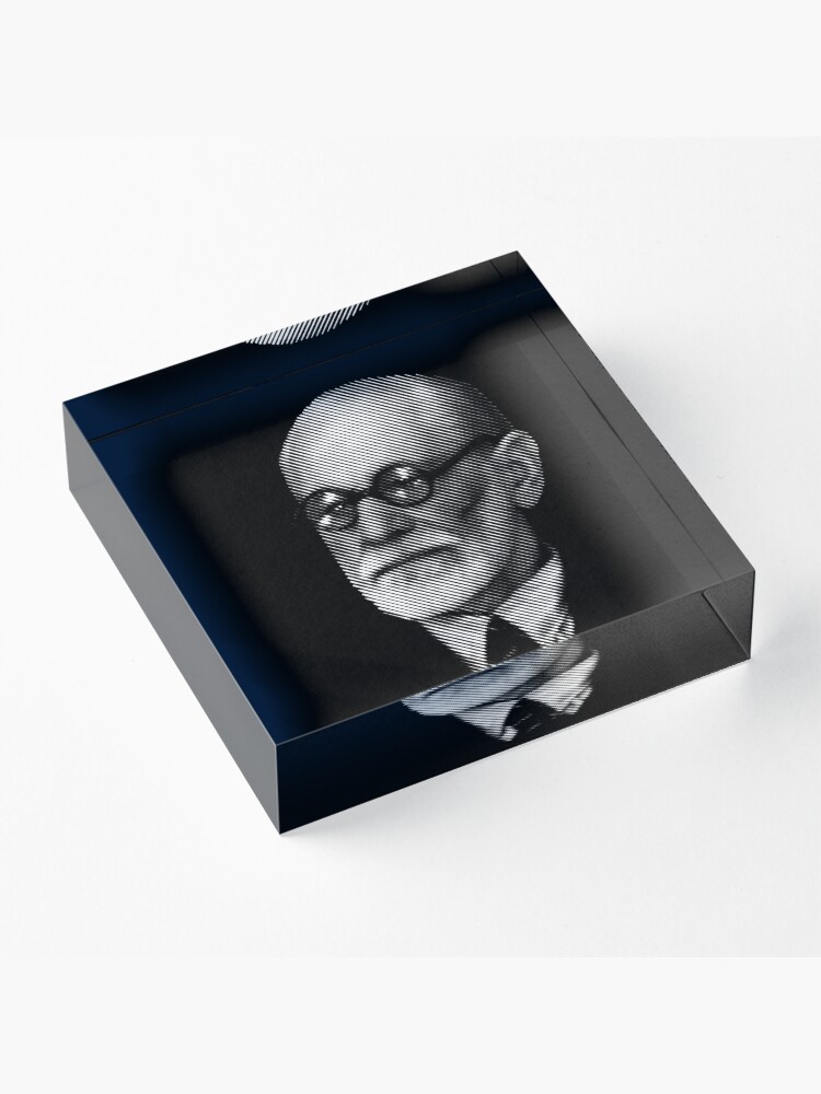 Alternate view of Sigmund Freud Acrylic Block