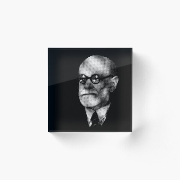 Sigmund Freud Acrylic Block