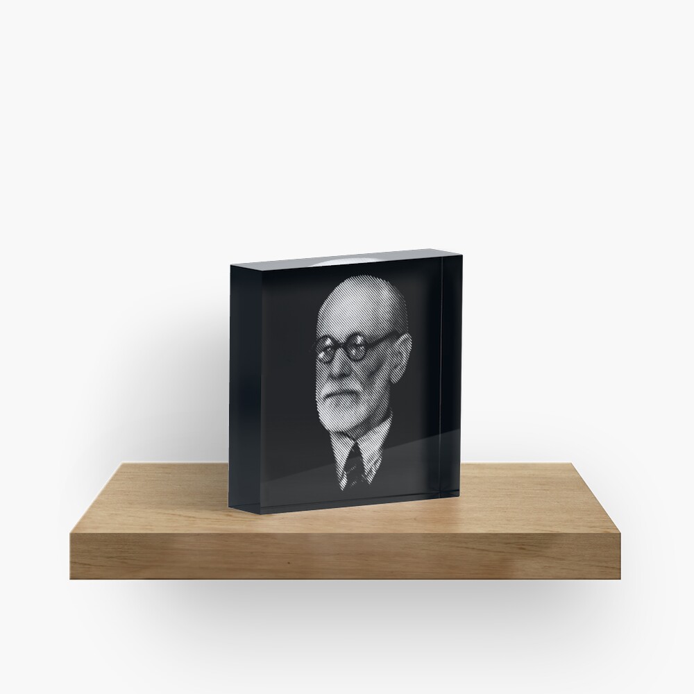 Sigmund Freud Acrylic Block